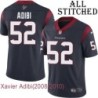 Navy Home Embroidered Xavier Adibi Jersey Houston Texans #52 Stitched Jerseys