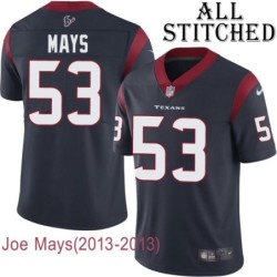 Navy Home Embroidered Joe Mays Jersey Houston Texans #53 Stitched Jerseys