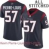Navy Home Embroidered Kevin Pierre-Louis Jersey Houston Texans #57 Stitched Jerseys