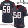 Navy Home Embroidered Christian Kirksey Jersey Houston Texans #58 Stitched Jerseys