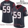 Navy Home Embroidered Xavier Thomas Jersey Houston Texans #59 Stitched Jerseys