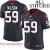 Navy Home Embroidered Eric Wilson Jersey Houston Texans #59 Stitched Jerseys