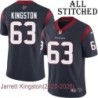 Navy Home Embroidered Jarrett Kingston Jersey Houston Texans #63 Stitched Jerseys