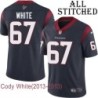Navy Home Embroidered Cody White Jersey Houston Texans #67 Stitched Jerseys