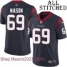 Navy Home Embroidered Shaq Mason Jersey Houston Texans #69 Stitched Jerseys