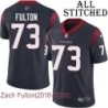 Navy Home Embroidered Zach Fulton Jersey Houston Texans #73 Stitched Jerseys