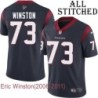Navy Home Embroidered Eric Winston Jersey Houston Texans #73 Stitched Jerseys