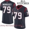 Navy Home Embroidered Jimmy Morrissey Jersey Houston Texans #79 Stitched Jerseys