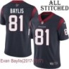Navy Home Embroidered Evan Baylis Jersey Houston Texans #81 Stitched Jerseys