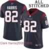 Navy Home Embroidered Clark Harris Jersey Houston Texans #82 Stitched Jerseys