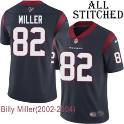 Navy Home Embroidered Billy Miller Jersey Houston Texans #82 Stitched Jerseys