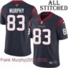 Navy Home Embroidered Frank Murphy Jersey Houston Texans #83 Stitched Jerseys