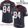 Navy Home Embroidered Justin Watson Jersey Houston Texans #84 Stitched Jerseys