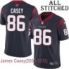 Navy Home Embroidered James Casey Jersey Houston Texans #86 Stitched Jerseys