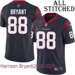 Navy Home Embroidered Harrison Bryant Jersey Houston Texans #88 Stitched Jerseys