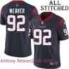 Navy Home Embroidered Anthony Weaver Jersey Houston Texans #92 Stitched Jerseys
