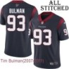 Navy Home Embroidered Tim Bulman Jersey Houston Texans #93 Stitched Jerseys