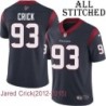 Navy Home Embroidered Jared Crick Jersey Houston Texans #93 Stitched Jerseys