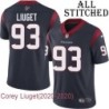 Navy Home Embroidered Corey Liuget Jersey Houston Texans #93 Stitched Jerseys