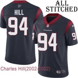 Navy Home Embroidered Charles Hill Jersey Houston Texans #94 Stitched Jerseys