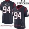 Navy Home Embroidered Jayden Peevy Jersey Houston Texans #94 Stitched Jerseys