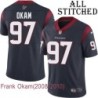 Navy Home Embroidered Frank Okam Jersey Houston Texans #97 Stitched Jerseys