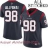 Navy Home Embroidered Auzoyah Alufohai Jersey Houston Texans #98 Stitched Jerseys