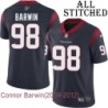 Navy Home Embroidered Connor Barwin Jersey Houston Texans #98 Stitched Jerseys