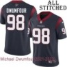 Navy Home Embroidered Michael Dwumfour Jersey Houston Texans #98 Stitched Jerseys