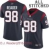 Navy Home Embroidered D.J. Reader Jersey Houston Texans #98 Stitched Jerseys