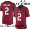 Red Embroidered Calen Bullock Jersey Houston Texans #2 Stitched Jerseys