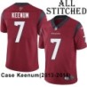 Red Embroidered Case Keenum Jersey Houston Texans #7 Stitched Jerseys