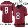 Red Embroidered C.J. Gardner-Johnson Jersey Houston Texans #8 Stitched Jerseys
