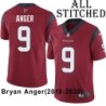 Red Embroidered Bryan Anger Jersey Houston Texans #9 Stitched Jerseys