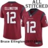 Red Embroidered Bruce Ellington Jersey Houston Texans #12 Stitched Jerseys