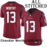 Red Embroidered Chandler Worthy Jersey Houston Texans #13 Stitched Jerseys