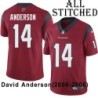Red Embroidered David Anderson Jersey Houston Texans #14 Stitched Jerseys