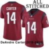 Red Embroidered DeAndre Carter Jersey Houston Texans #14 Stitched Jerseys