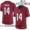 Red Embroidered T.J. Green Jersey Houston Texans #14 Stitched Jerseys