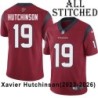 Red Embroidered Xavier Hutchinson Jersey Houston Texans #19 Stitched Jerseys