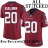 Red Embroidered Eno Benjamin Jersey Houston Texans #20 Stitched Jerseys
