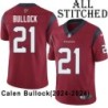 Red Embroidered Calen Bullock Jersey Houston Texans #21 Stitched Jerseys