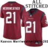 Red Embroidered Kaevon Merriweather Jersey Houston Texans #21 Stitched Jerseys