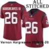 Red Embroidered Vernon Hargreaves III Jersey Houston Texans #26 Stitched Jerseys