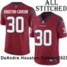Red Embroidered DeAndre Houston-Carson Jersey Houston Texans #30 Stitched Jerseys