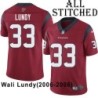 Red Embroidered Wali Lundy Jersey Houston Texans #33 Stitched Jerseys