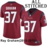 Red Embroidered Ray Graham Jersey Houston Texans #37 Stitched Jerseys