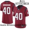 Red Embroidered Austin Brinkman Jersey Houston Texans #40 Stitched Jerseys
