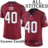 Red Embroidered Curome Cox Jersey Houston Texans #40 Stitched Jerseys