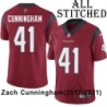 Red Embroidered Zach Cunningham Jersey Houston Texans #41 Stitched Jerseys